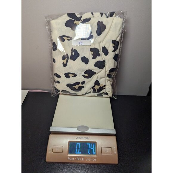 Tickled Teal Long Sleeve Lightweight Animal Print Women's Blouse Size Small - Picture 13 of 13